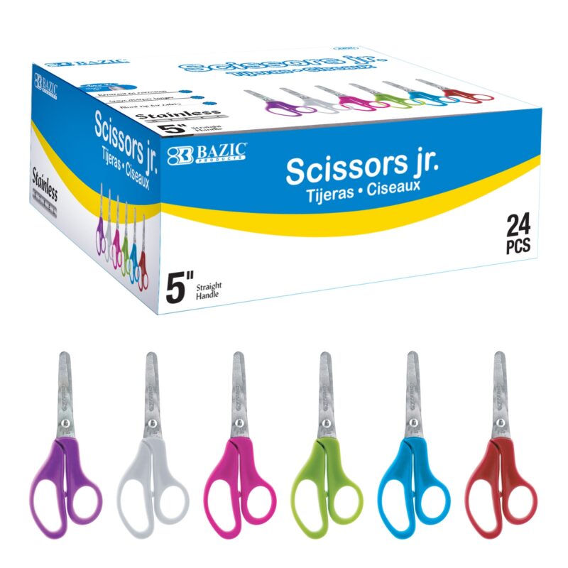 School Scissors 5" Blunt Tip
